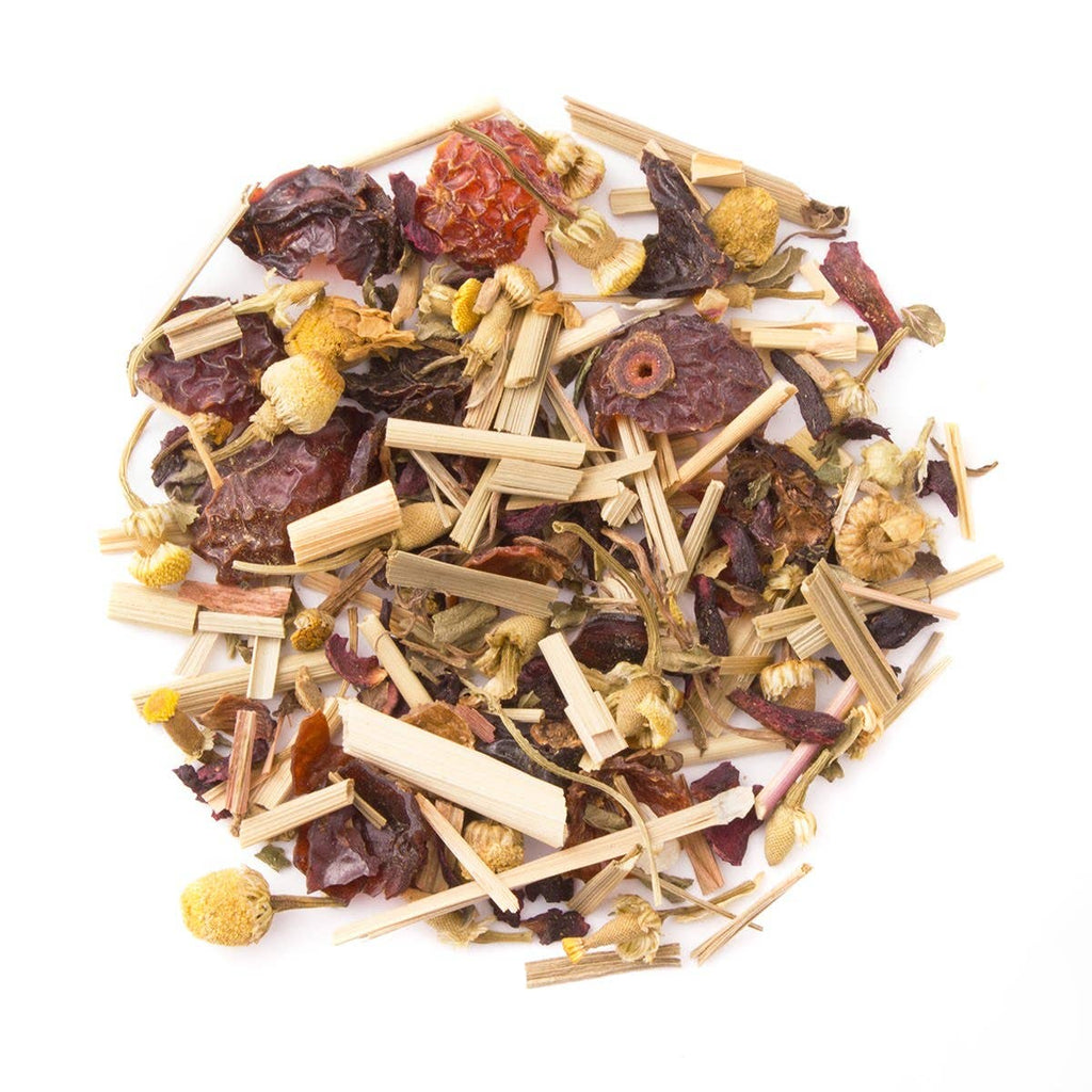 Organic Sleep, Clear Top Loose Leaf Herbal Tea Tin