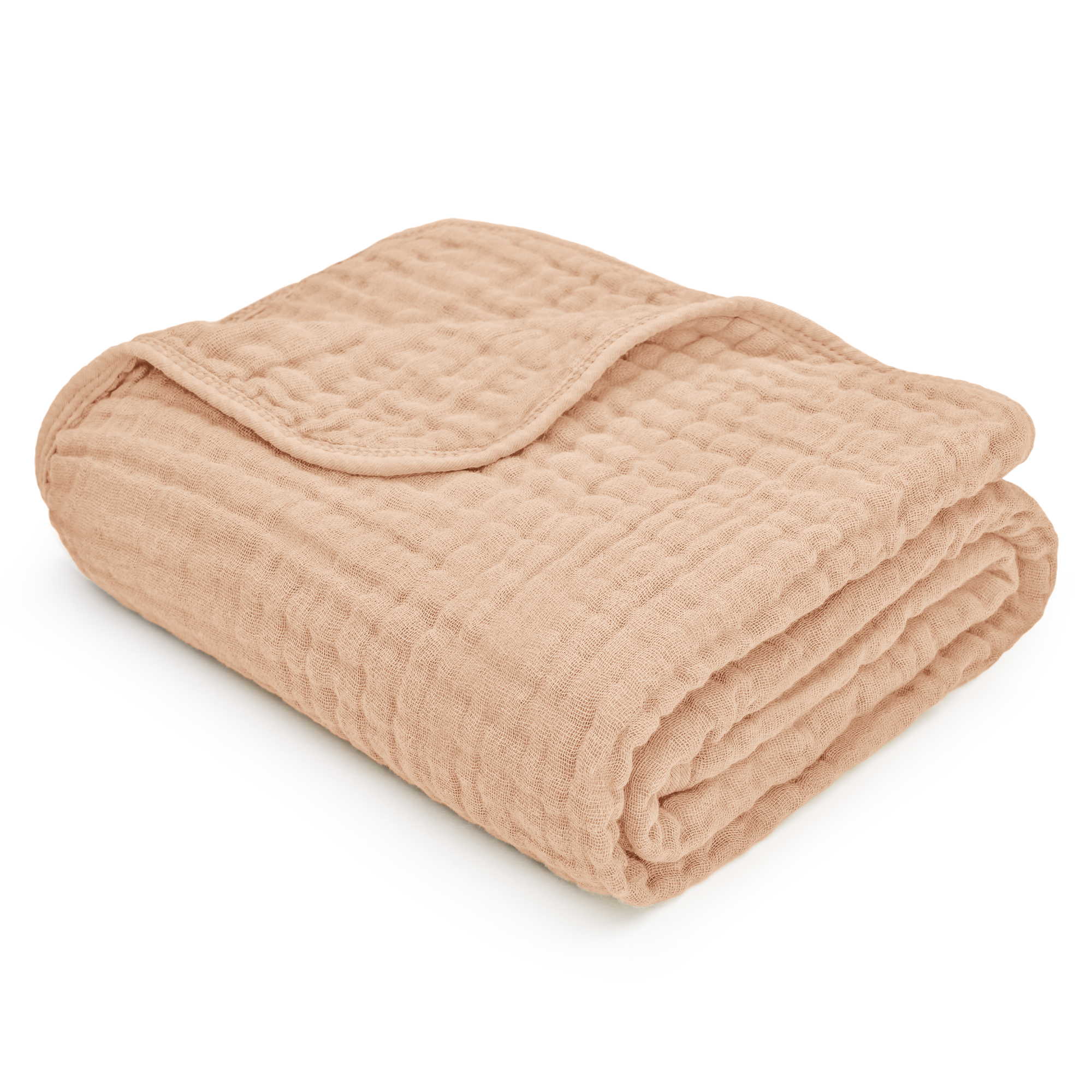 Muslin Baby Blanket, 40" x 40" Swaddle Blanket by Comfy Cubs