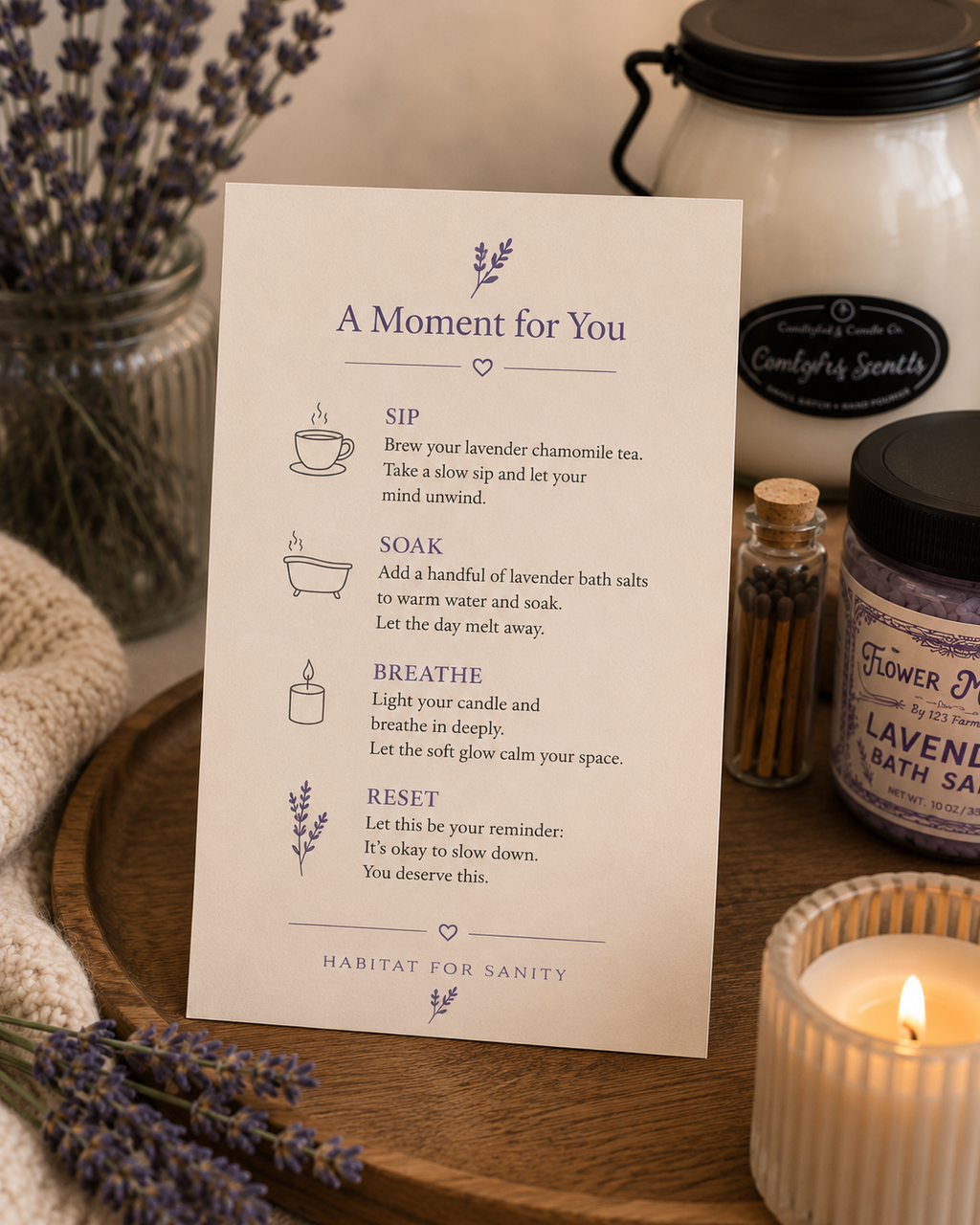 Lavender Reset — A Comfort Ritual