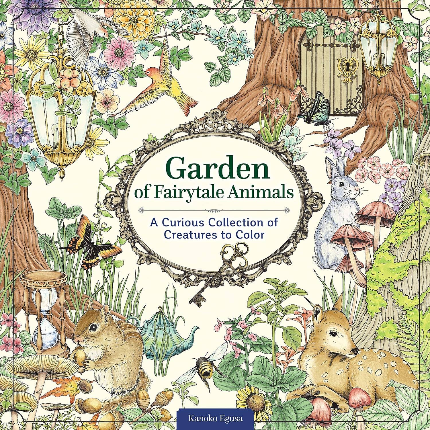Garden of Fairytale Animals - A Curious Collection to Color