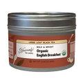 Organic English Breakfast, Clear Top Loose Leaf Tea Tin