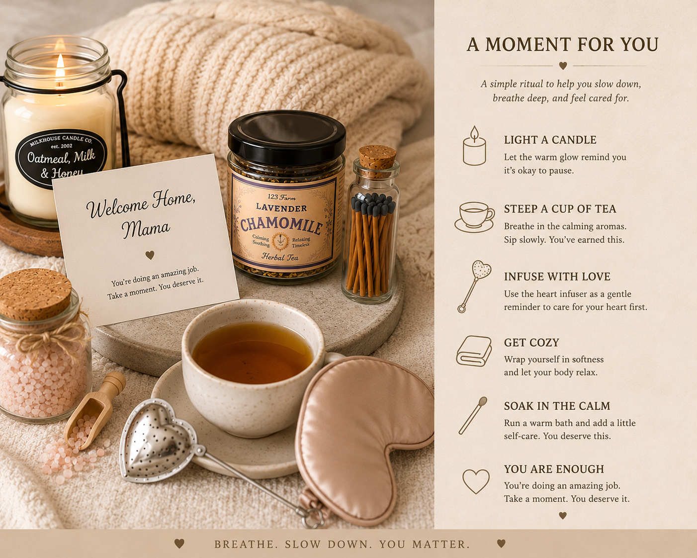 Welcome Home, Mama — A Comfort Ritual