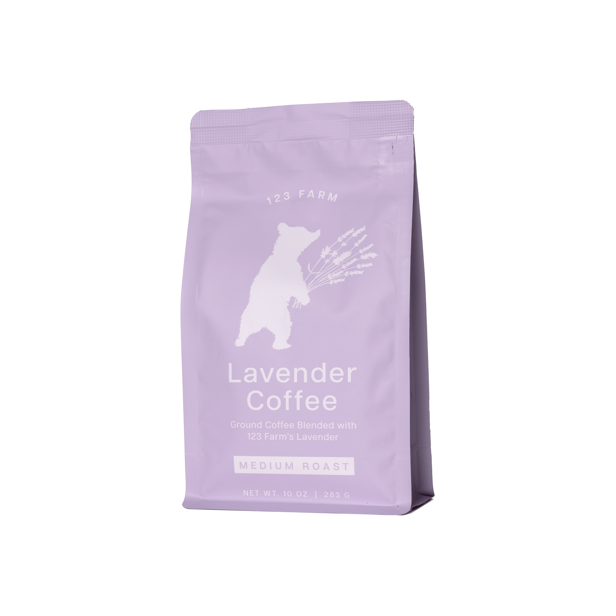 Lavender Coffee – Organic Medium Roast, 10 oz Pouch