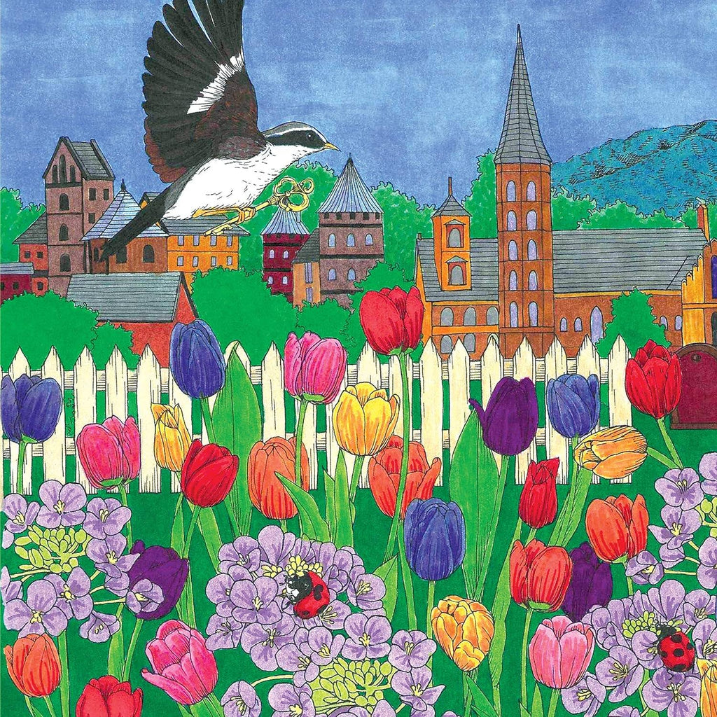 Garden of Fairytale Animals - A Curious Collection to Color