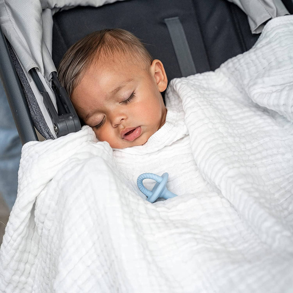 Muslin Baby Blanket, 40" x 40" Swaddle Blanket by Comfy Cubs