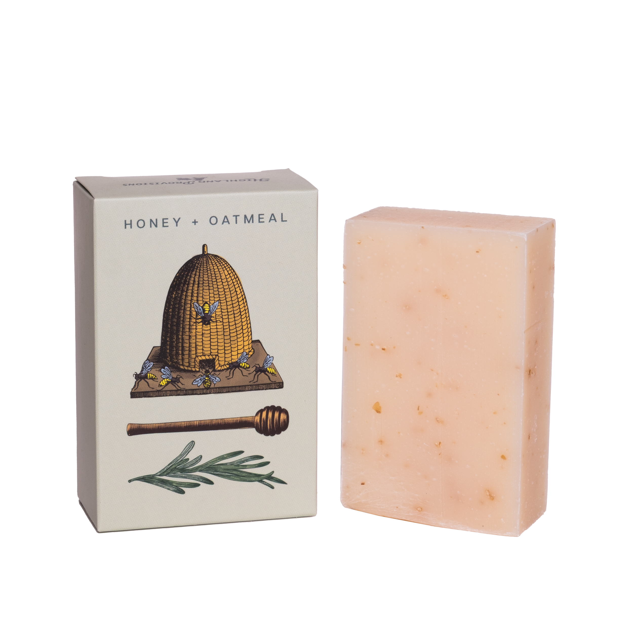 Honey + Oatmeal | Organic Bar Soap, 4 oz