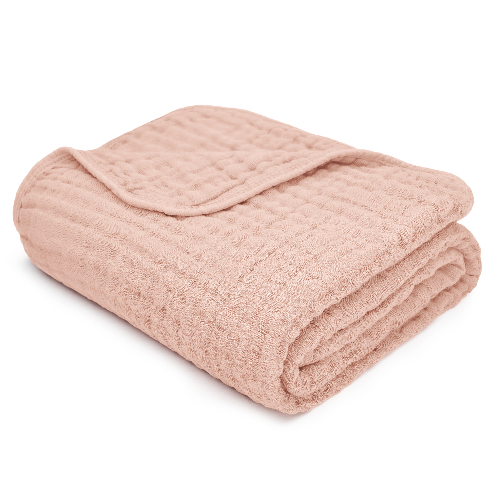 Muslin Baby Blanket, 40" x 40" Swaddle Blanket by Comfy Cubs
