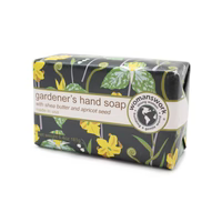 Gardener's Hand Soap packaged in Woodland Garden Print
