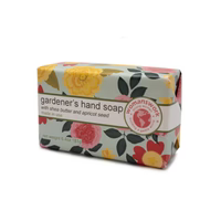 Gardener's Hand Soap packaged in Heirloom Garden Print