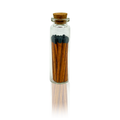 Small Match Bottles - Safety Matches in Jars - Brown/Black