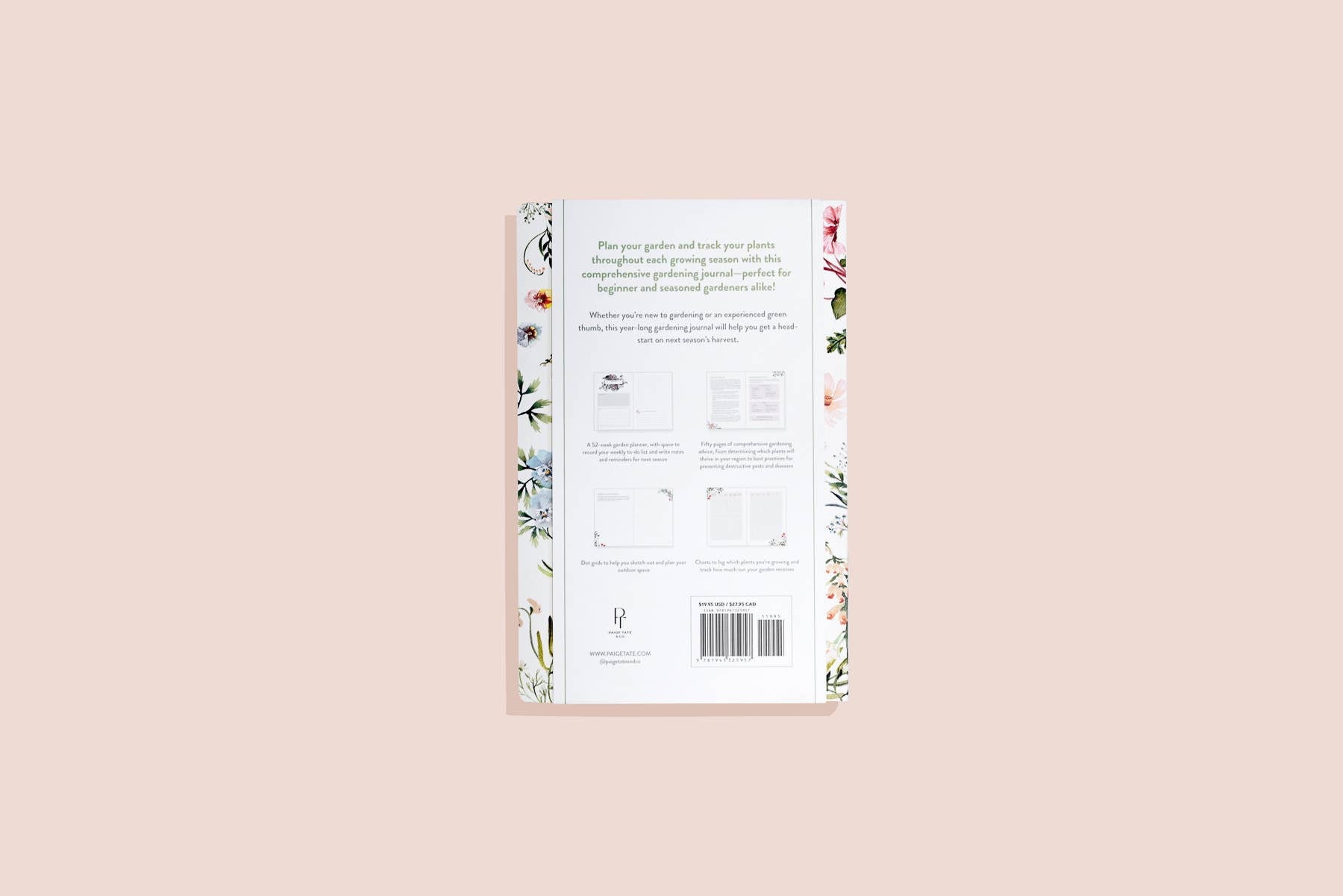 My Gardening Journal: Planner, Logbook, and Journal (Spring)