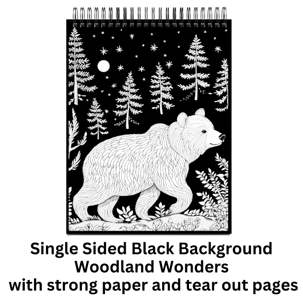 Spiral Bound Woodland Wonders Coloring Book