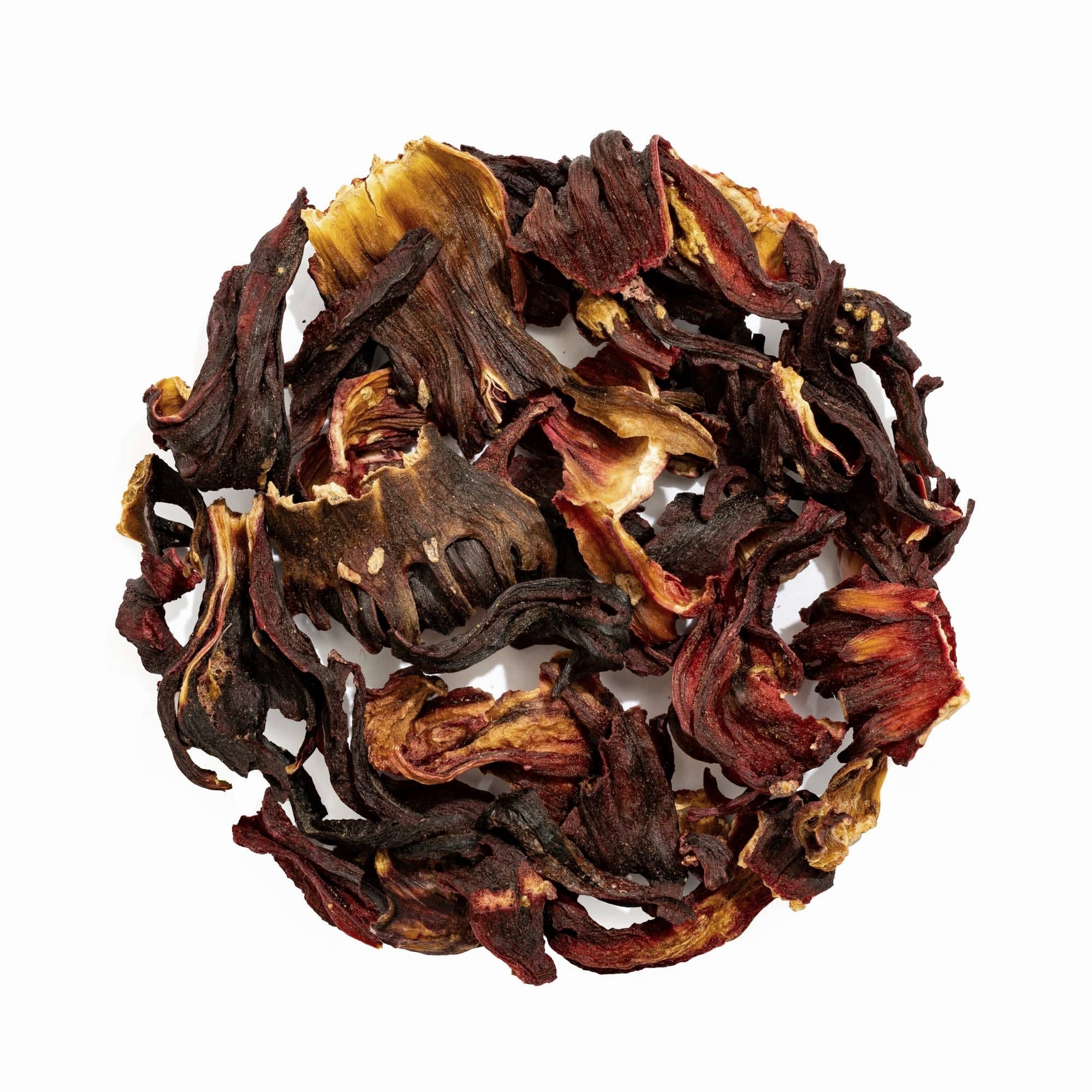 Organic Hibiscus, Clear Top Loose Leaf Herbal Tea Tin