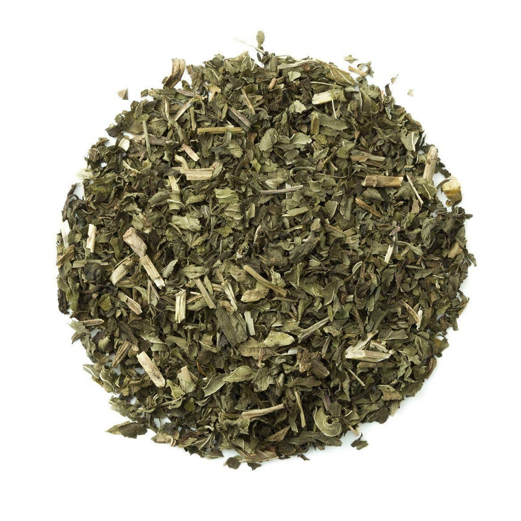 Organic Peppermint, Clear Top Loose Leaf Herbal Tea Tin